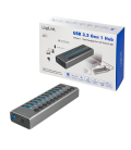 LogiLink 11 Port, USB-B --> USB-A 3.0 actief+schakelaars