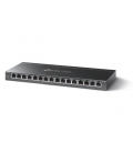 TP-Link 16Port PoE+ 1Gb Metalen behuizing