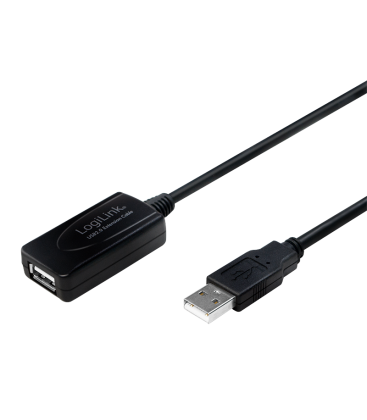 USB 2.0 A --> A 10.00m Verlenging LogiLink + versterker