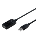 USB 2.0 A --> A 10.00m Verlenging LogiLink + versterker