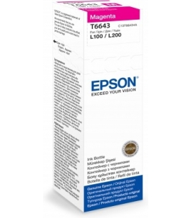 Epson T6643 EcoTank Inktfles Magenta 70,0ml (Origineel)