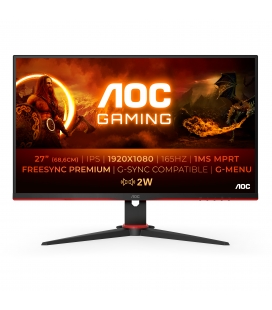 27" AOC GAMING 27G2SPAE/BK FHD/DP/2xHDMI/VGA/165Hz/IPS