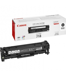 Canon 718BK Zwart 3.400 pagina`s (Origineel)