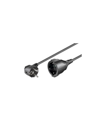 OEM Stroom verlengkabel 3.0m kabel / Zwart