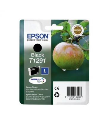 Epson T1291 Zwart 11,2ml (Origineel) apple