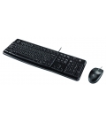 BE DT Logitech MK120 Zwart bedraad (Belgische layout)