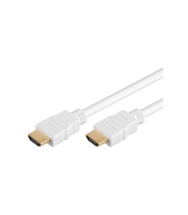 HDMI-HDMI 1.4 met ethernet 3.0m Wit