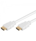 HDMI-HDMI 1.4 met ethernet 3.0m Wit