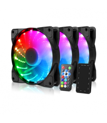 Power Train Phantom RGB 3st. - 120mm Zwart Bulk