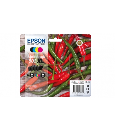 Epson 503XL Multipack Z/C/M/G 28,4ml(Origineel) chillies