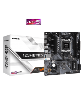 ASRock AM5 A620M-HDV/M.2+ - DDR5/2xM.2/DP/HDMI/µATX