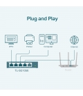 TP-Link 5Port 1Gb Metalen behuizing.