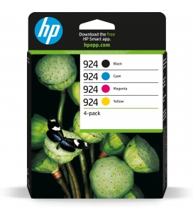 HP No.924 4-Pack C,M,Y,K 1.700 pagina`s (Origineel)