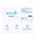 TP-Link Deco X55 3000Mbps Gigabit set van 3