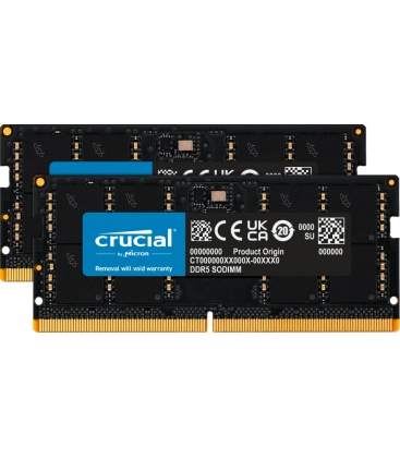 SODIMM 64GB DDR5/4800 CL40 (2x 32GB) Crucial