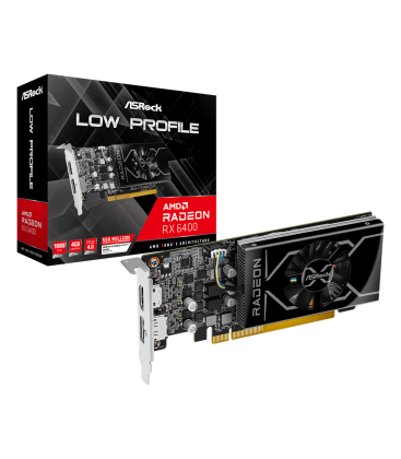 6400 ASRock RX LP 4GB/DP/HDMI/Low Profile