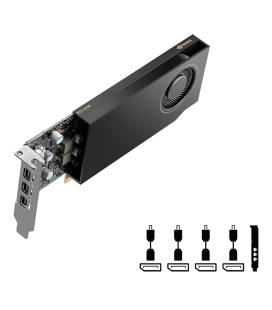A400 PNY RTX 4GB/4xmDP incl. Adapter