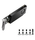 A400 PNY RTX 4GB/4xmDP incl. Adapter 4x mDP->DP