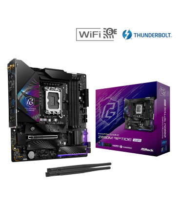 ASRock 1851 Z890M PHANTOM GAMING Riptide WiFi - DDR5/µATX