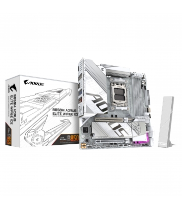 Gigabyte AM5 B850M AORUS ELITE WIFI6E ICE - DDR5/2xM.2