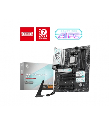 MSI AM5 B840 GAMING PLUS WIFI - DDR5/2xM.2/HDMI/ATX