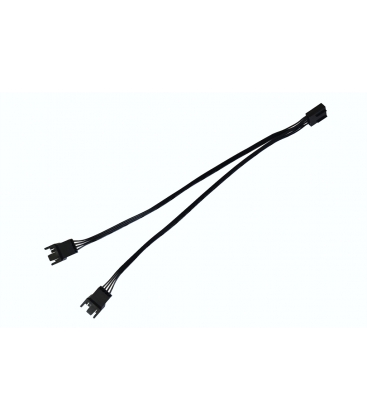 Power Train PWM Splitter kabel 2 Fans Zwart