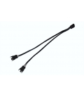 Power Train PWM Splitter kabel 2 Fans Zwart