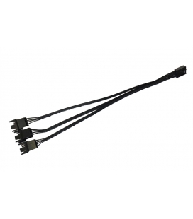 Power Train PWM Splitter kabel 3 Fans Zwart