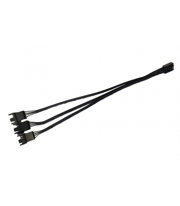 Power Train PWM Splitter kabel 3 Fans Zwart