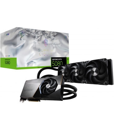 5080 MSI RTX SUPRIM LIQUID SOC 16GB/3xDP/HDMI - Waterkoe