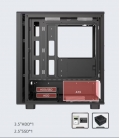 Power Train GC361020B - TG/USB3.0/Midi/µATX/Zwart