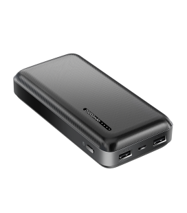 Power Bank 20000mAh LogiLink 2x USB-A Zwart