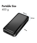 Power Bank 20000mAh LogiLink 2x USB-A Zwart