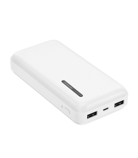 Power Bank 20000mAh LogiLink 2x USB-A Wit
