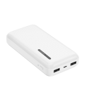 Power Bank 20000mAh LogiLink 2x USB-A Wit