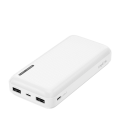 Power Bank 20000mAh LogiLink 2x USB-A Wit