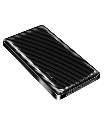 Power Bank 10000mAh LogiLink 1xUSB-C, 2x USB-A Zwart
