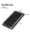 Power Bank 10000mAh LogiLink 1xUSB-C, 2x USB-A Zwart
