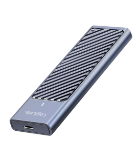 M.2 PCIe NVMe Logilink SSD-behuizing USB-C / Grijs