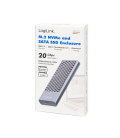 M.2 PCIe NVMe Logilink SSD-behuizing USB-C / Grijs