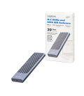 M.2 PCIe NVMe Logilink SSD-behuizing USB-C / Grijs