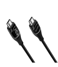 USB 2.0 C  USB-C 2.00m LogiLink Zwart, OLED display