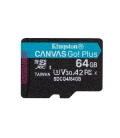 SDXC Card Micro 64GB Kingston U3 V30 A2 Canvas Go! Plus
