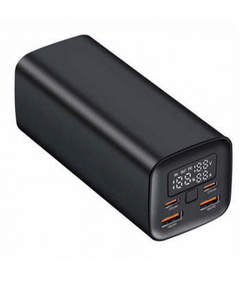 Power Bank 20000mAh LogiLink 2xUSB-C, 2x USB-A Zwart