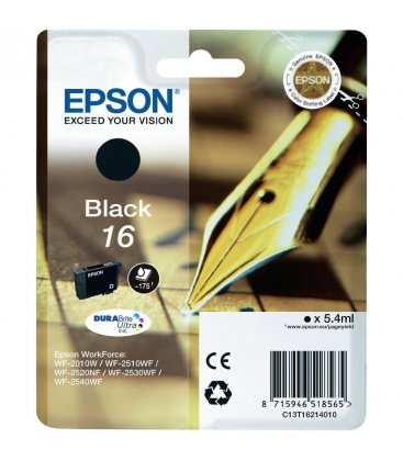 Epson T1621 Zwart 5,4ml (Origineel)