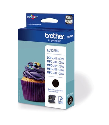 Brother LC-123BK Zwart 13,4ml (Origineel)