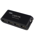 LogiLink 4 Port, USB-A 2.0 actief