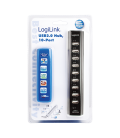 LogiLink 10 Port Hub, USB 2.0 actief Zwart