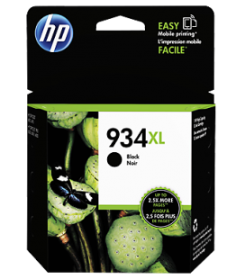 HP No.934XL Zwart 25,5ml (Origineel)