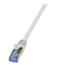 RJ45 5.00m Grijs Cat6A S/FTP LogiLink